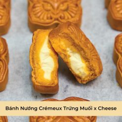 Bánh Trung Thu Nướng Crèmeux Trứng Muối Phô Mai